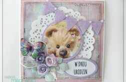 Kartka na urodziny, ROCZEK z misiem