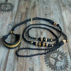 Ringówka, Desingual&Dog, show leash, smycz ozdobna 01