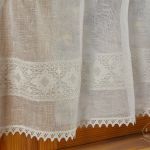 Zazdrostka i firanka "Mgła i koronki V" - Zbliżenie koronek