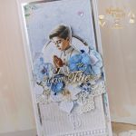 Kartka komunijna pamiątka "Sapphire2" GOTOWA - 