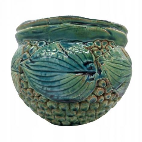 Doniczka Ceramiczna - Liście Lasu. Doniczka Ręcznie Robiona (Handmade)