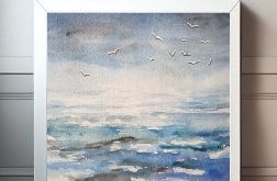 Morze-akwarela 20/20 cm ..