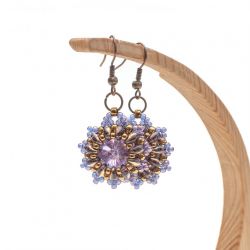 ELEGANCKIE KOLCZYKI Z KRYSZTAŁAMI SWAROVSKIEGO - LILITH