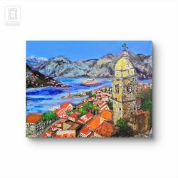 Czarnogora na płótnie, 40x50x2 cm. Czarnogora na płótnie, 40x50x2 cm.