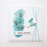 Kartka handmade z motylem powrotu do zdrowia  - Kartka handmade powrotu do zdrowia