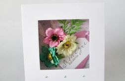 Kartka SERDECZNE ŻYCZENIA z tagiem