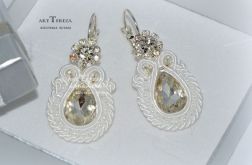 biżuteria ślubna,kolczyki sutasz