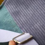 Kolorowy mini plecak damski patchwork - 