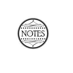 Digi-stempel "Notes"