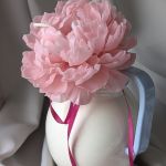 Świeca kwiat piwoni  - 