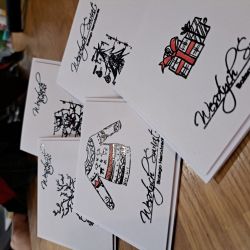 Zestaw 5 mini kartek świątecznych - 2511001