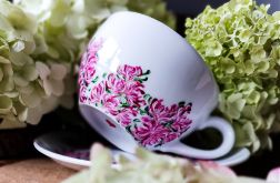 Filiżanka do kawy kwiaty magnolii