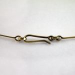 Łańcuch - mosiężna bransoletka (2307-01) - minimalistyczna biżuteria