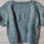 Lekki sweter z alpaki i  jedwabiu rozmiar S/M - 