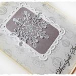 Kartka świąteczna ze snieżynką - 