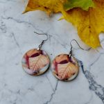 Jesienna Poświata – Kolczyki z motywem liści - 3