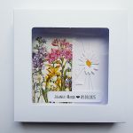 Kartka ślubna ze stokrotkami rustykalna  - Kartka na ślub handmade w ozdobnym pudełku