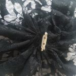 Broszka czarna - 