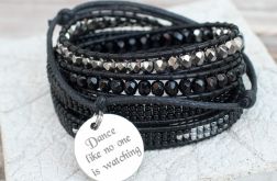 Bransoletka boho owijana In Black