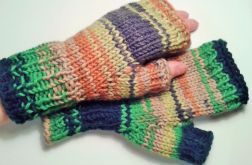 Rękawiczki mitenki kolorowe
