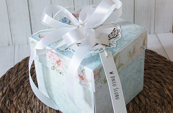 Ślubny Exploding box z tortem-szybka wysyłka v.4