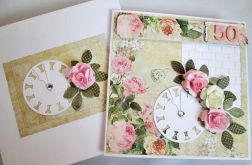 Kartka URODZINOWA z zegarem