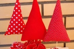 Choinki w "workach" - zamówienie pani Kasi