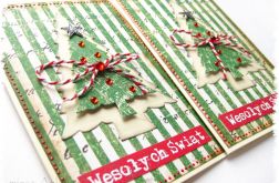 Kartka świąteczna z choinką