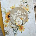 Kartka na Dzień Matki ze słonecznikami 2 - Kartka z kopertą