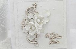 Delikatna ślubna biel - z pudełkiem 7