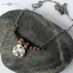 Polne skarby - naszyjnik 03 - beązowe korale