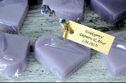 Mydło prezenty lawendowe upominki serduszka