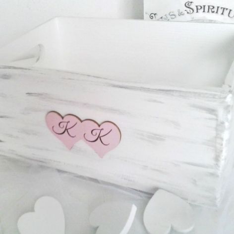 Pudełko na koperty "Shabby Love Pink"