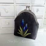 Portmonetka welurowa damska “Szafirek” - 