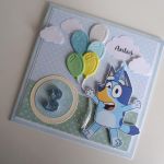 Personalizowana kartka urodzinowa Bluey - Personalizowana kartka urodzinowa Bluey