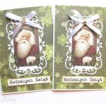 Kartka świąteczna z mikołajem - 