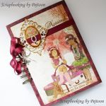 Vintage romance - komplet kartka i notes A5 - 