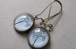 ♥ Zima wiszące kolczyki