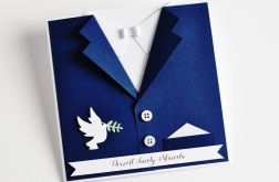 GARNITUR pamiątka Chrztu Św. kartka na Chrzest