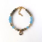 Bransoletka z labradorytów. - Bransoletka z labradorytów.