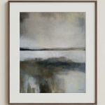 Pejzaż abstrakcyjny -obraz akrylowy formatu 60/50 cm  - 