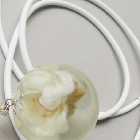 Baza naszyjnika SREBRO i SILIKON