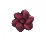 Poduszka ozdobna kwiat bordowa - Bordowa poduszka kwiat