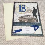 Kartka 18-tka dla Fana Motoryzacji - kartka+ koperta