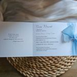 Zaproszenie na Pierwszą Komunię Świętą, asymetrycznie składane - 2