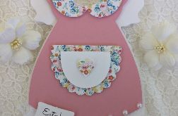 kartka sukienka na roczek 1 urodziny 2 3 wzór 6