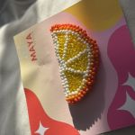 Broszka "Pomarańczka" - 2