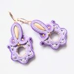 Lilac kolczyki sutasz - 