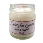 Świeczka Sojowa dla Mężczyzn MEN’S NIGHT – 40 ml, Ręcznie Robiona - 