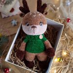 Jelonek pluszowy, Przytulanka reniferek, Pluszak dla dzieci - 